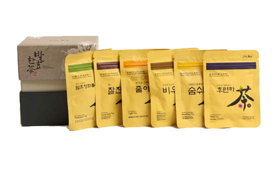 [농업회사법인 이도] 발효한차세트(선물용박스포장) +사은품증정 총 60티백