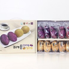 [송정영농조합] 김은영 찹쌀 고구마빵5개 &감자빵 5개 선물세트