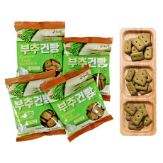 [친정애농업회사법인]부추건빵 1박스 (75g X 30봉지)
