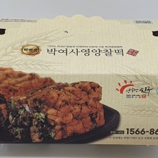 [박여사 영양찰떡] 감사 조문 답례떡 세트 스티커 제작가능 (소) 2개